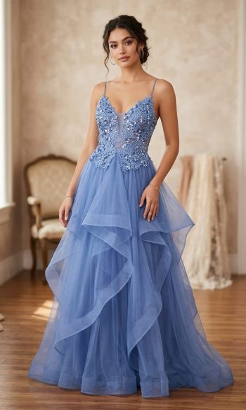 Blue gown