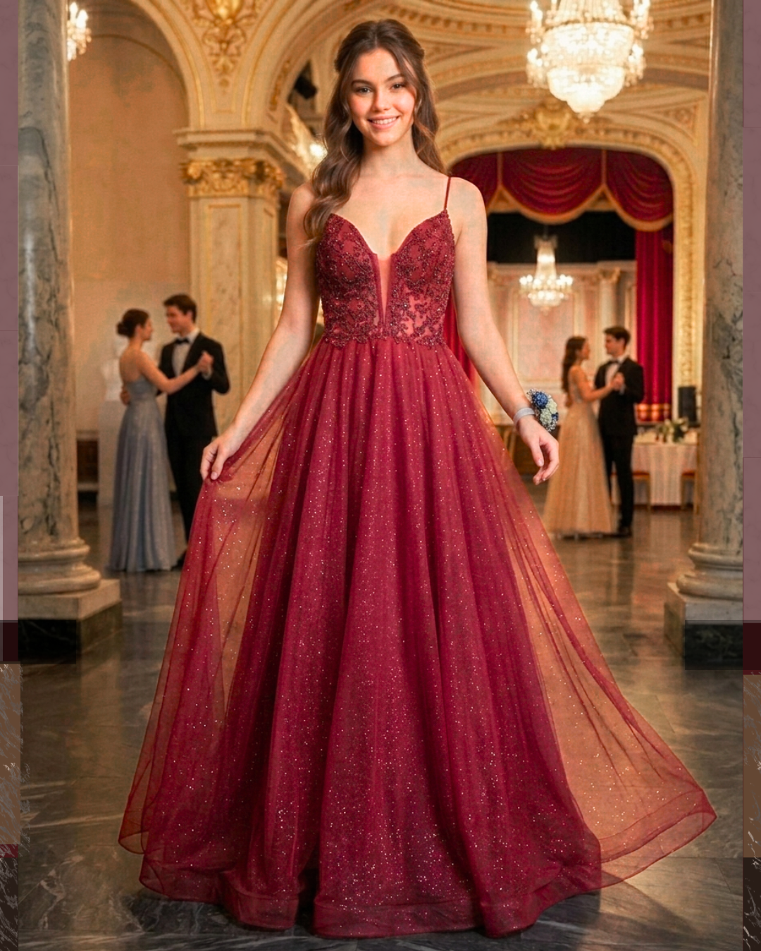 ELEGANCE - BLACK, BURGUNDY, NAVY - Image 4
