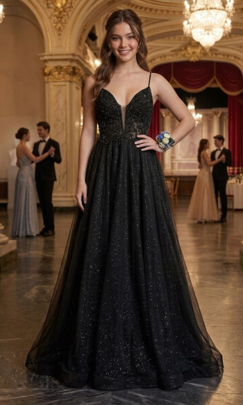 Black elegance gown